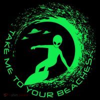 Take Me To Your Beaches Alien Mousepad thumb 1