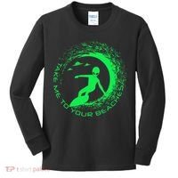 Take Me To Your Beaches Alien Kids Long Sleeve Shirt thumb 0