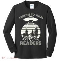 Take Me To Your Readers Kids Long Sleeve Shirt thumb 0