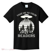 Take Me To Your Readers Kids T-Shirt thumb 0
