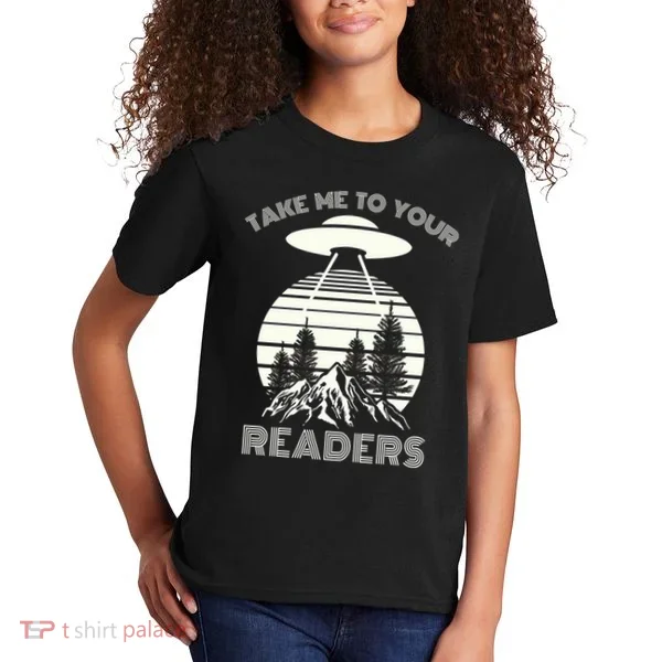 Take Me To Your Readers Kids T-Shirt