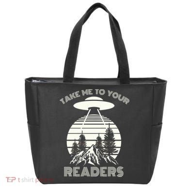 Take Me To Your Readers Tote Bag