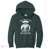Take Me To Your Readers Kids Hoodie thumb 0