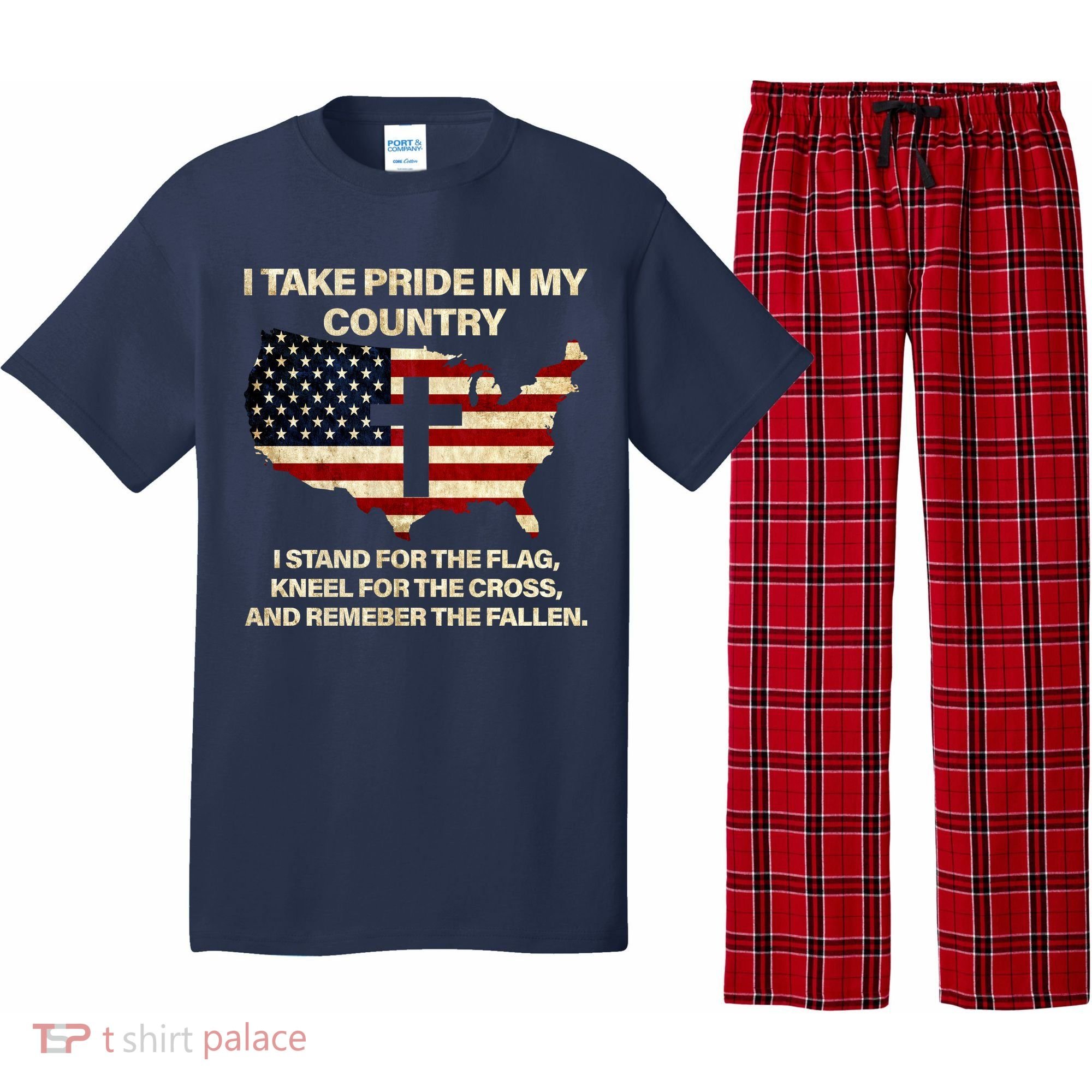 Take Pride In My Country Pajama Set