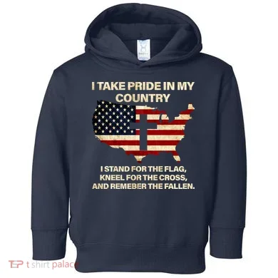 Take Pride In My Country Toddler Hoodie