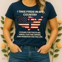 Take Pride In My Country Women's T-Shirt thumb 2