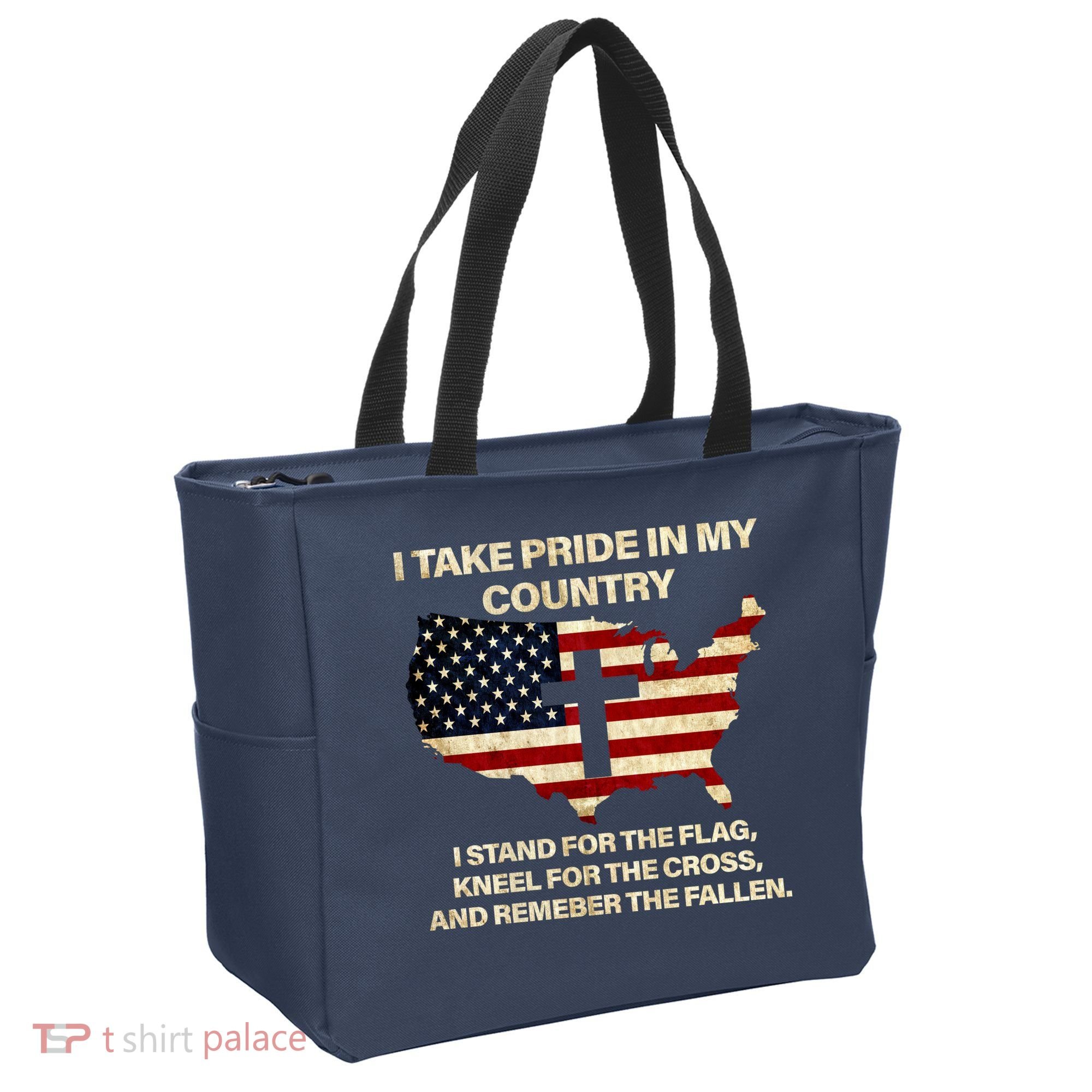Take Pride In My Country Tote Bag