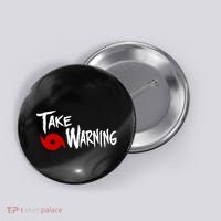 Take Warning Carolina Playoffs Button thumb 0