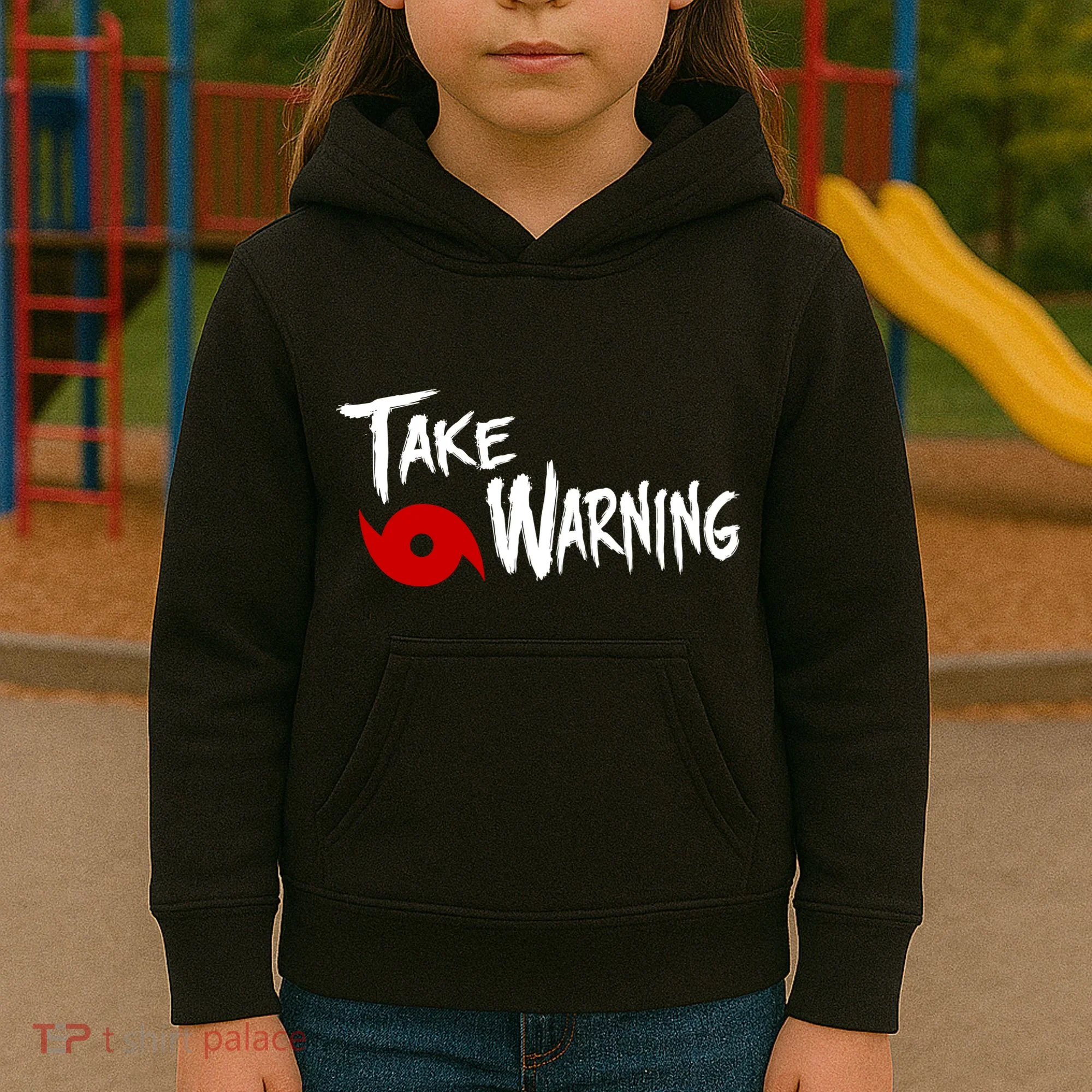 Take Warning Carolina Playoffs Kids Hoodie