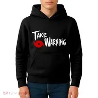 Take Warning Carolina Playoffs Kids Hoodie thumb 4
