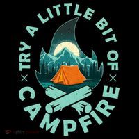 Try A Little Bit Of Campfire Camping Lover Women's Hoodie thumb 2