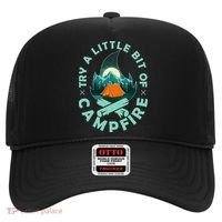 Try A Little Bit Of Campfire Camping Lover Hat thumb 0