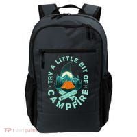 Try A Little Bit Of Campfire Camping Lover Backpack thumb 0