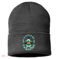 Try A Little Bit Of Campfire Camping Lover Sustainable Knit Beanie thumb 0