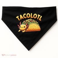 Taco Axolotl Lover Tacolotl Cute Mexican Axolotl USA-Made Doggie Bandana thumb 0