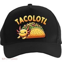 Taco Axolotl Lover Tacolotl Cute Mexican Axolotl Five-Panel Snapback Cap thumb 0