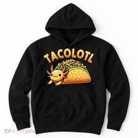 Taco Axolotl Lover Tacolotl Cute Mexican Axolotl Hoodie thumb 0