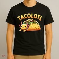 Taco Axolotl Lover Tacolotl Cute Mexican Axolotl T-Shirt thumb 3
