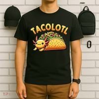 Taco Axolotl Lover Tacolotl Cute Mexican Axolotl T-Shirt thumb 6