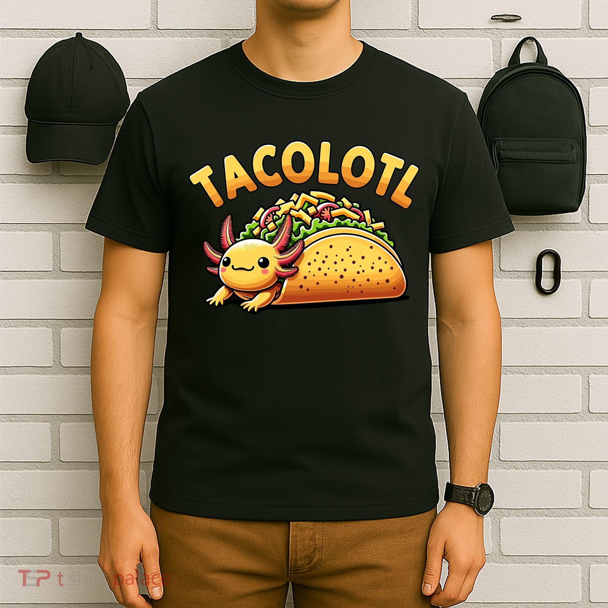 Taco Axolotl Lover Tacolotl Cute Mexican Axolotl T-Shirt