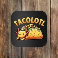 Taco Axolotl Lover Tacolotl Cute Mexican Axolotl Coaster thumb 0