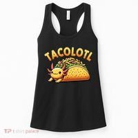 Taco Axolotl Lover Tacolotl Cute Mexican Axolotl Women's Tank Top thumb 0