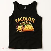 Taco Axolotl Lover Tacolotl Cute Mexican Axolotl Tank Top thumb 2