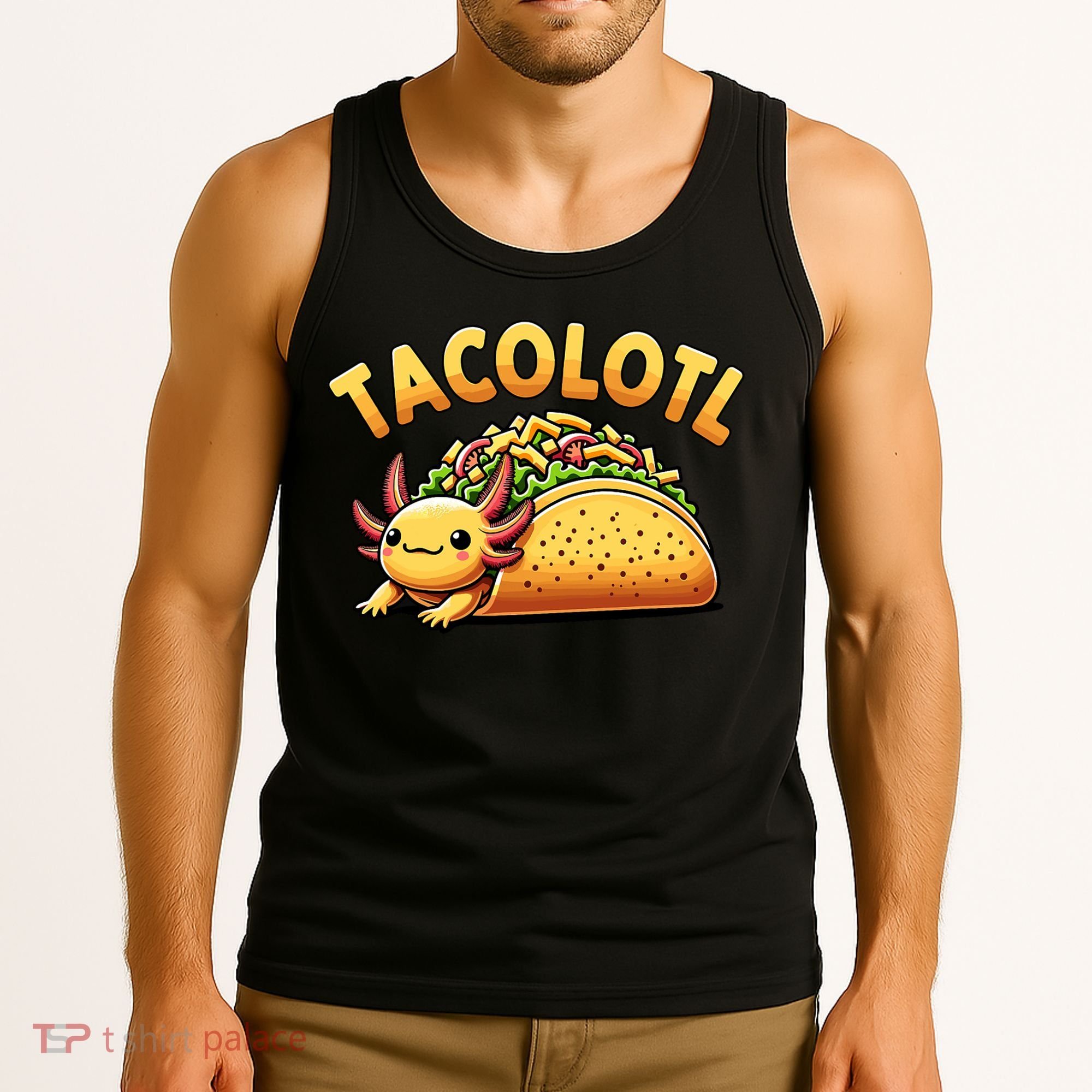 Taco Axolotl Lover Tacolotl Cute Mexican Axolotl Tank Top