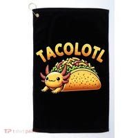 Taco Axolotl Lover Tacolotl Cute Mexican Axolotl Golf Towel thumb 0