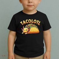 Taco Axolotl Lover Tacolotl Cute Mexican Axolotl Toddler T-Shirt thumb 2