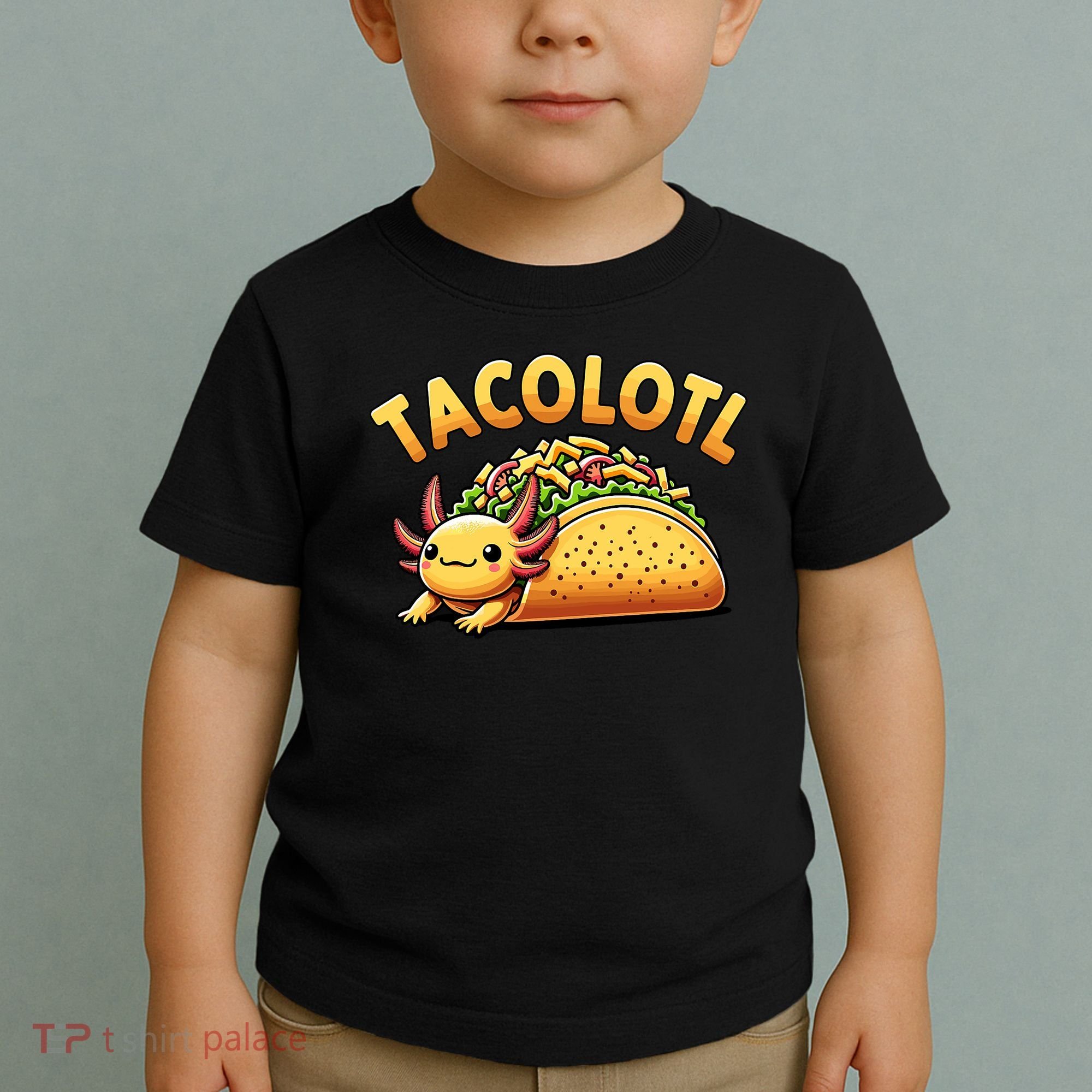 Taco Axolotl Lover Tacolotl Cute Mexican Axolotl Toddler T-Shirt