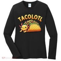 Taco Axolotl Lover Tacolotl Cute Mexican Axolotl Women's Long Sleeve Shirt thumb 0