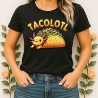 Taco Axolotl Lover Tacolotl Cute Mexican Axolotl Women's T-Shirt thumb 2