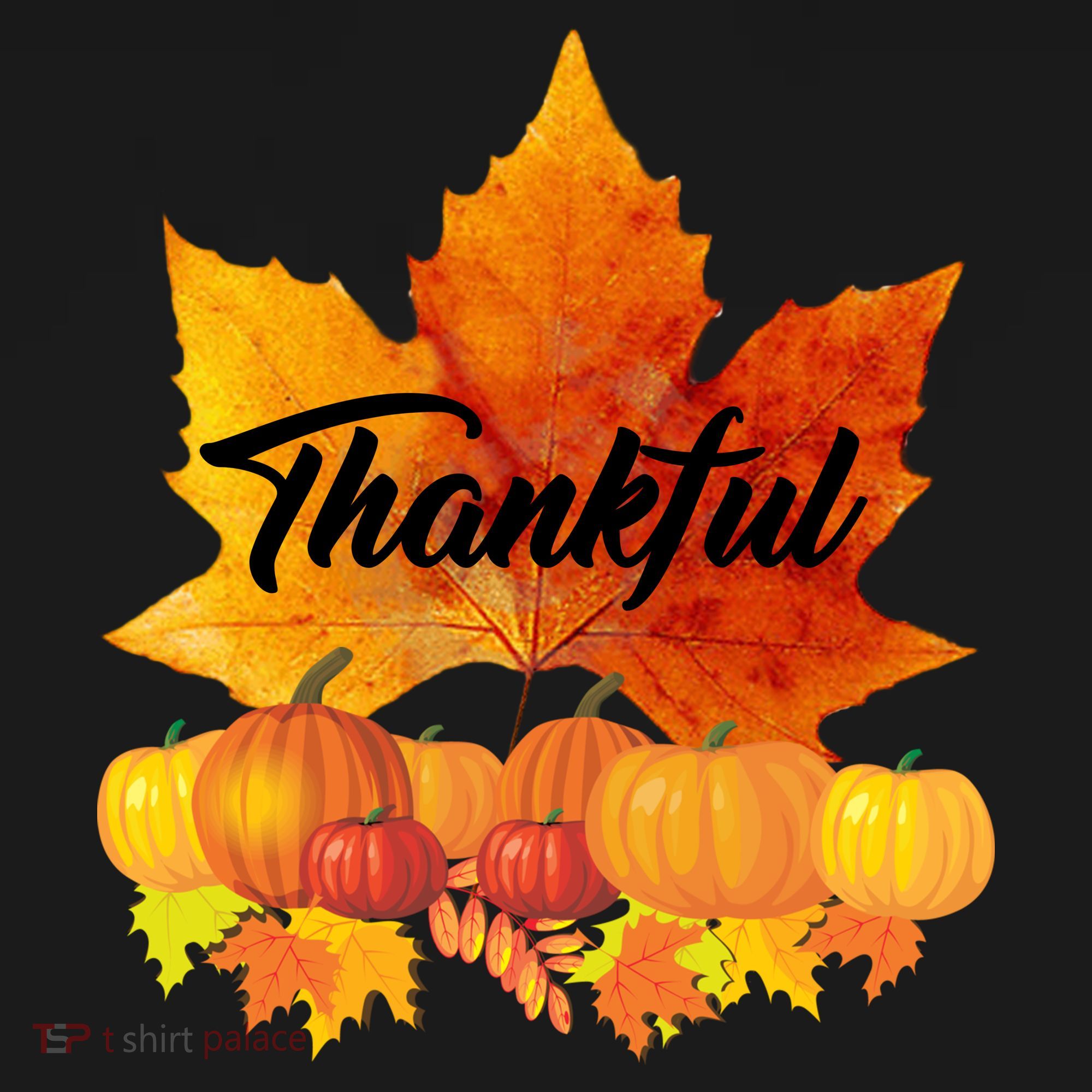 Thankful Autumn Leaves Thanksgiving Fall Button