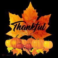 Thankful Autumn Leaves Thanksgiving Fall Mousepad thumb 1
