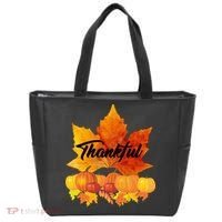 Thankful Autumn Leaves Thanksgiving Fall Tote Bag thumb 0