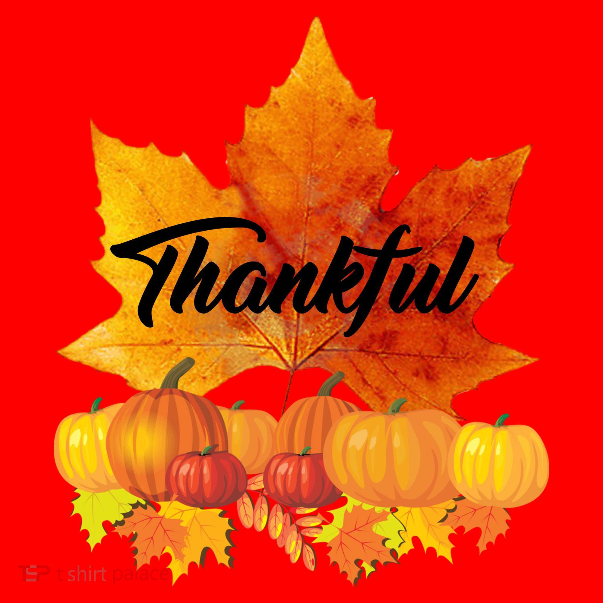 Thankful Autumn Leaves Thanksgiving Fall Santa Hat