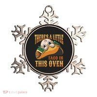 There's A Little Taco In This Oven Pregnancy Ornament thumb 0