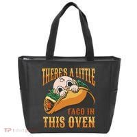 There's A Little Taco In This Oven Pregnancy Tote Bag thumb 0