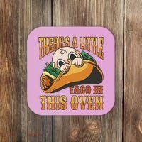 There's A Little Taco In This Oven Pregnancy Coaster thumb 0