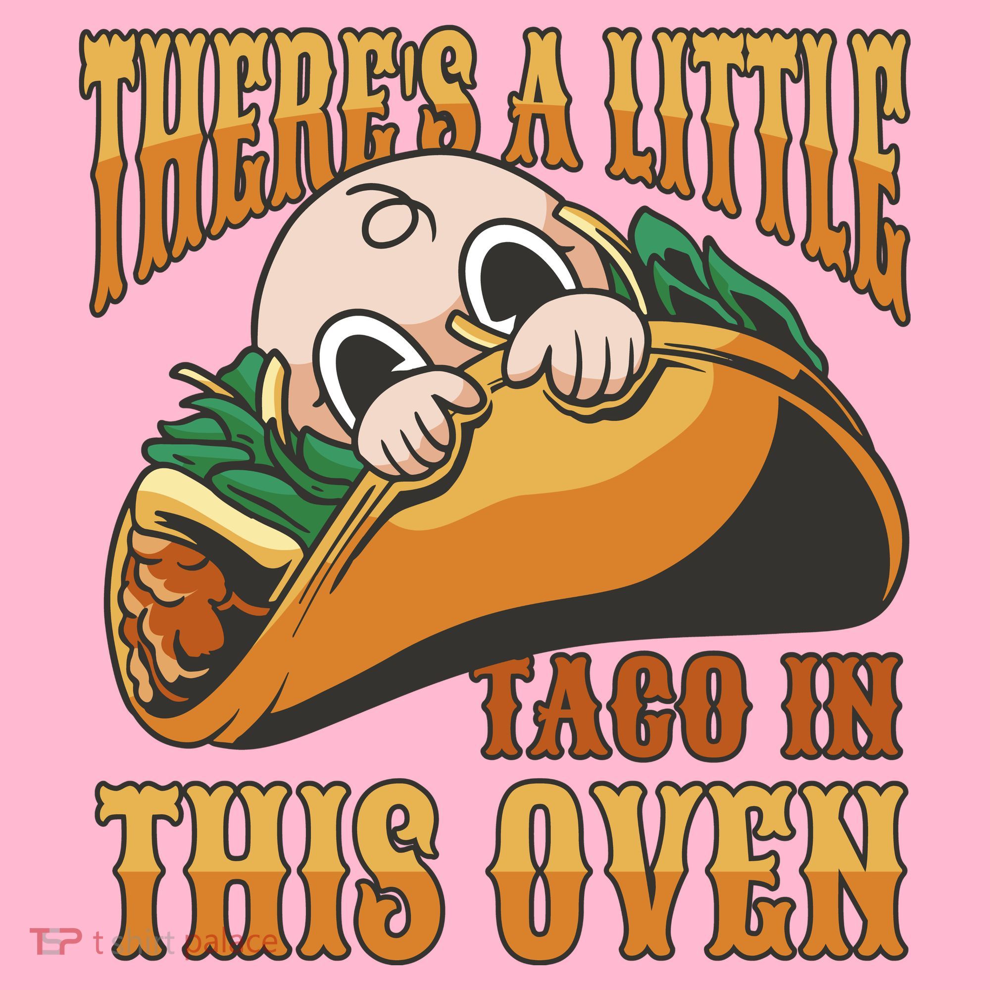 There's A Little Taco In This Oven Pregnancy Coaster