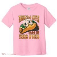 There's A Little Taco In This Oven Pregnancy Toddler T-Shirt thumb 0