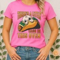 There's A Little Taco In This Oven Pregnancy Women's T-Shirt thumb 2