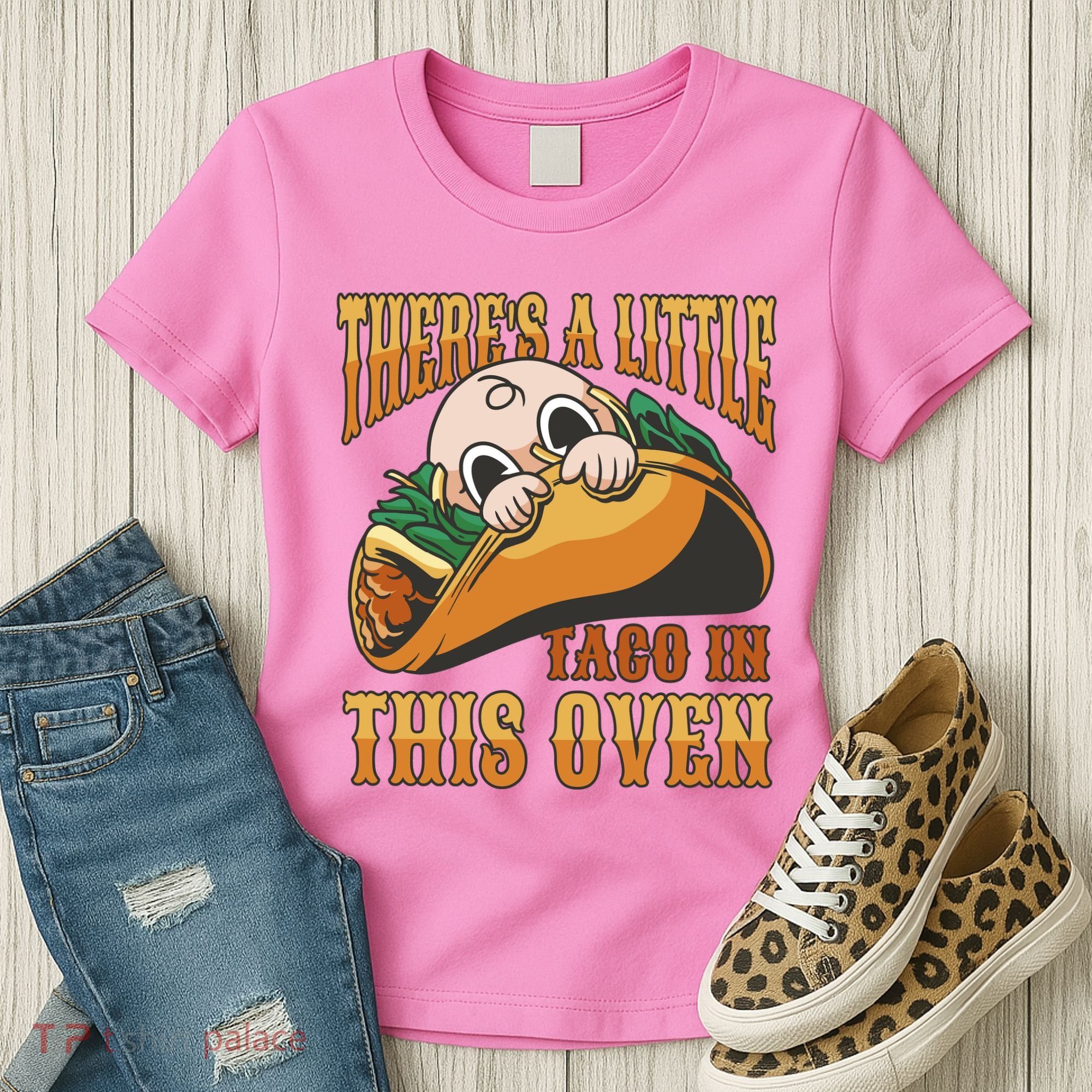 There's A Little Taco In This Oven Pregnancy Women's T-Shirt