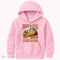 There's A Little Taco In This Oven Pregnancy Kids Hoodie thumb 0