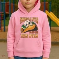 There's A Little Taco In This Oven Pregnancy Kids Hoodie thumb 2