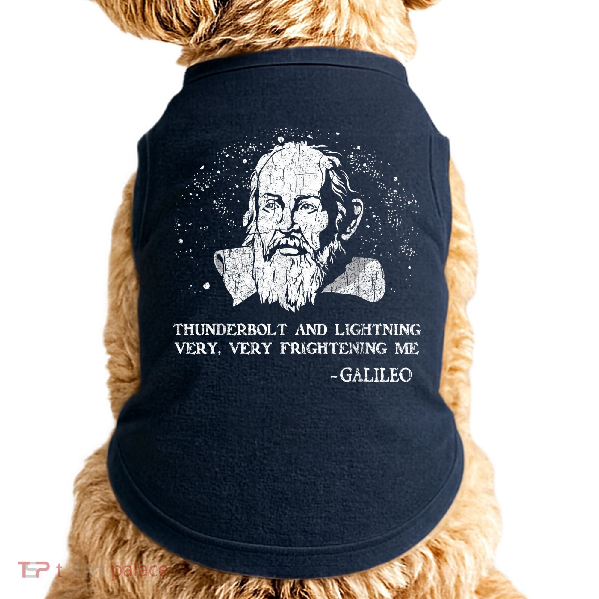 Thunderbolt And Lightning Galileo Retro Very Frightening Me Doggie Tank