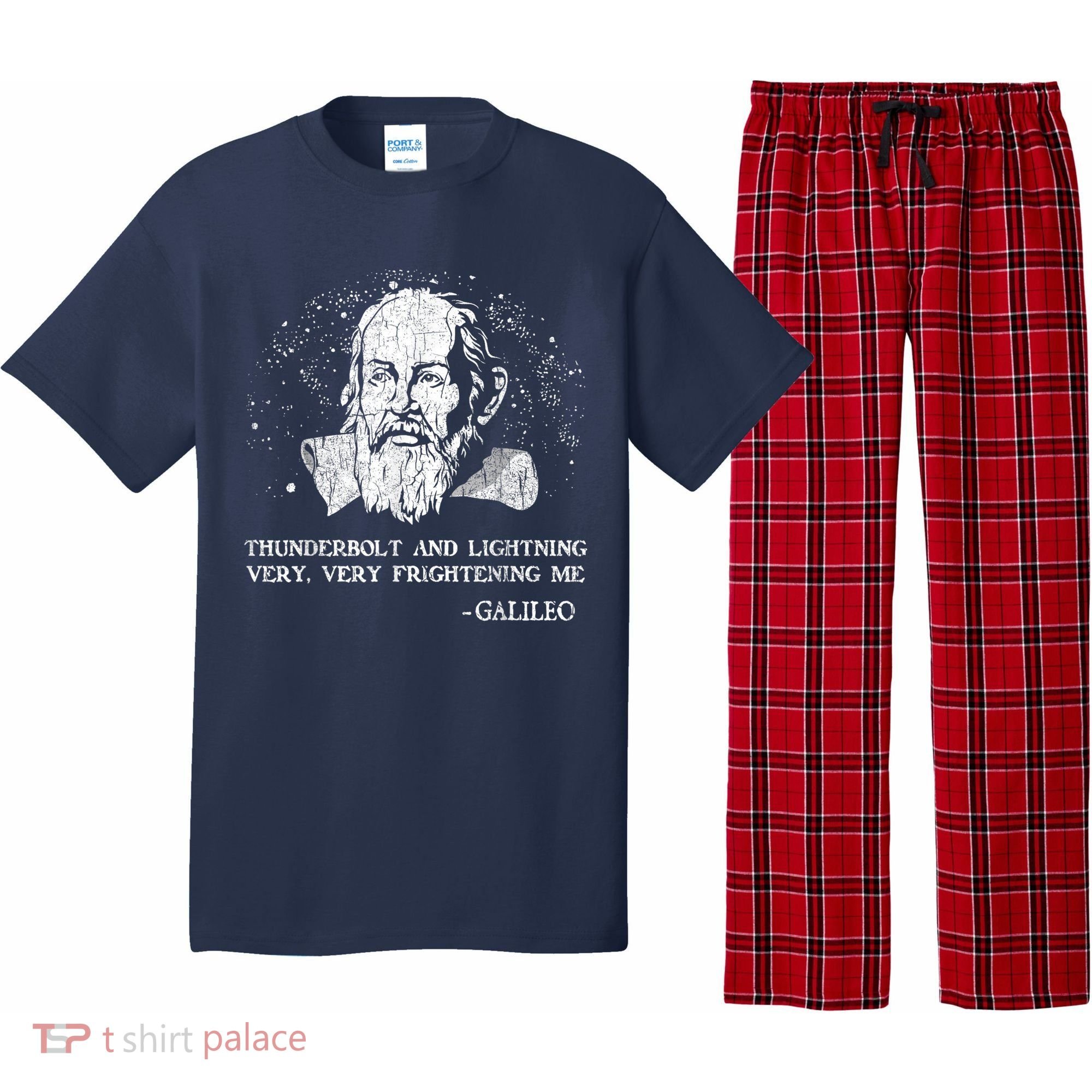 Thunderbolt And Lightning Galileo Retro Very Frightening Me Pajama Set