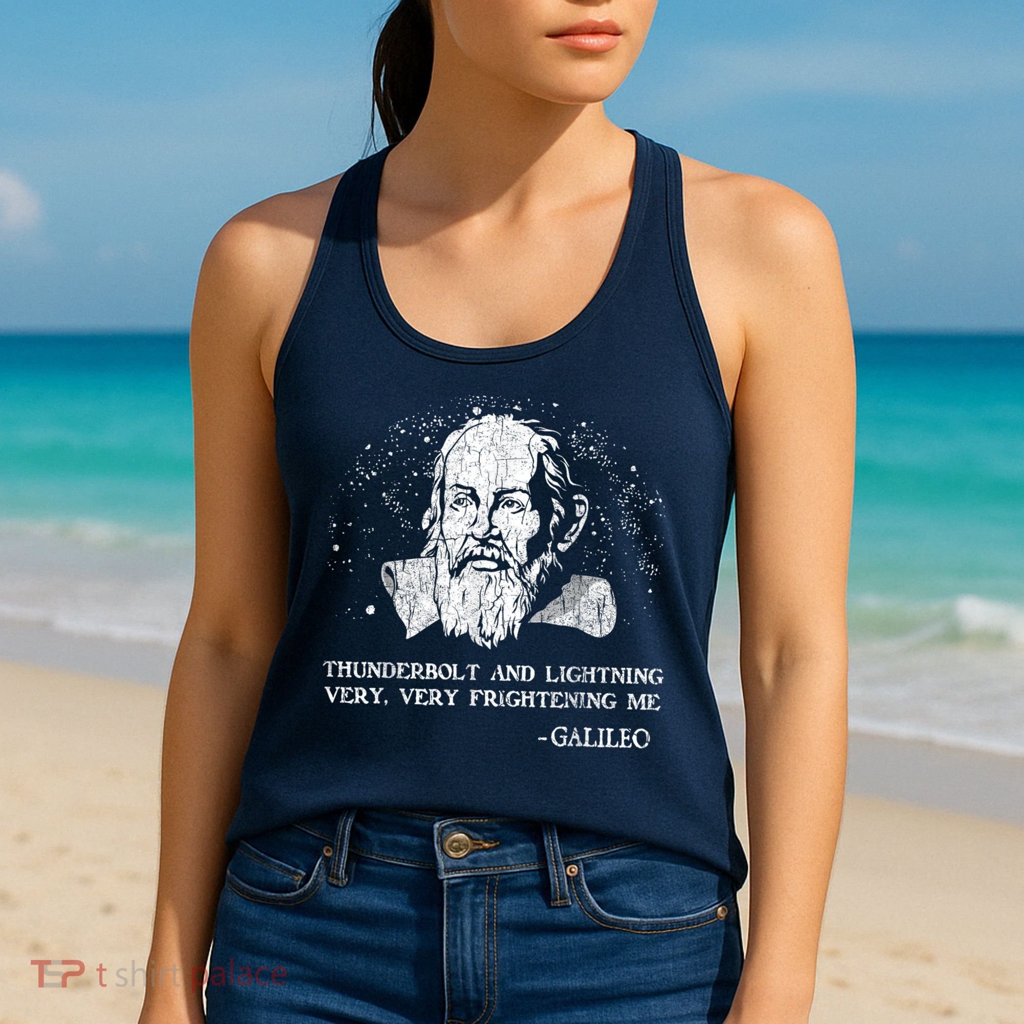Thunderbolt And Lightning Galileo Retro Very Frightening Me Women's Tank Top