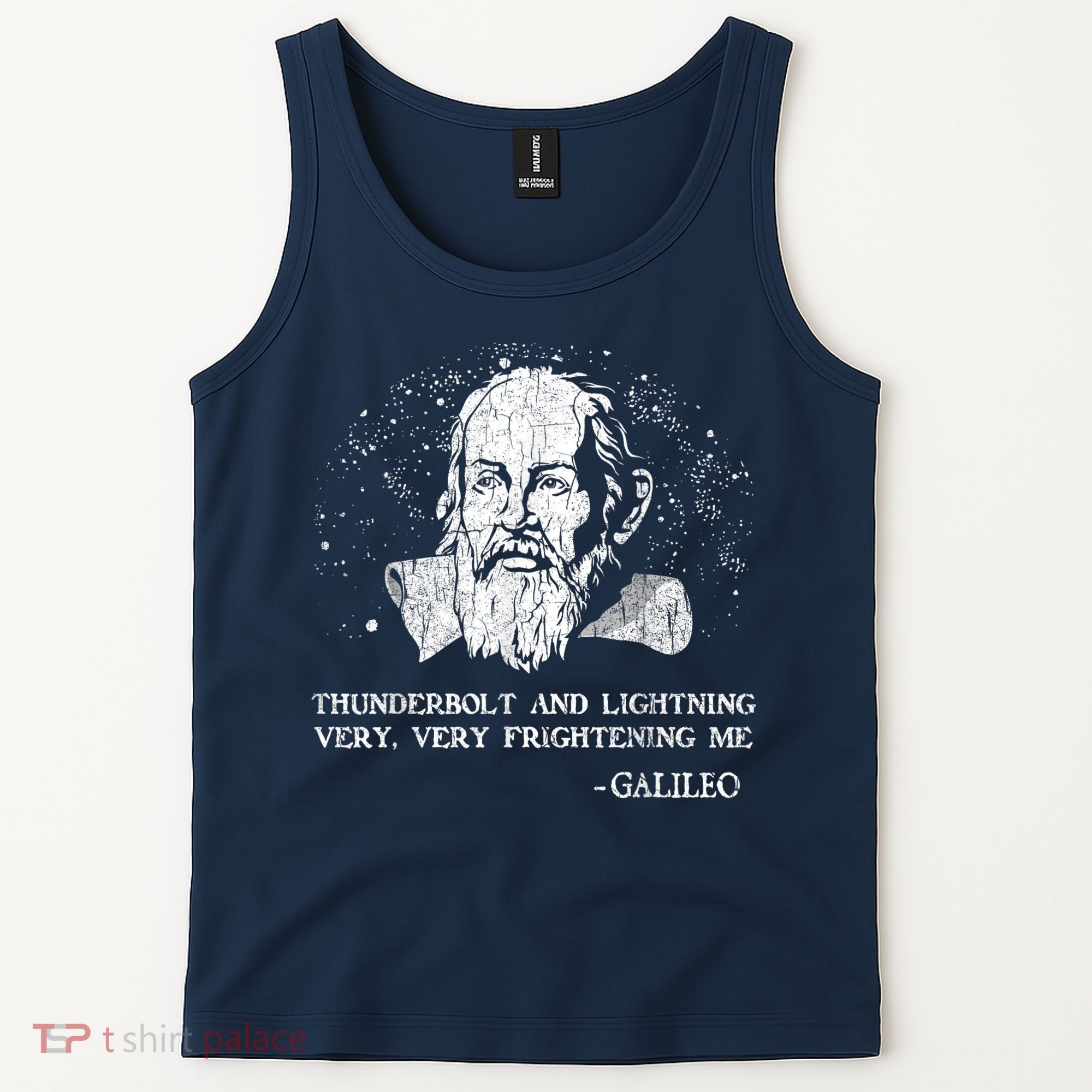 Thunderbolt And Lightning Galileo Retro Very Frightening Me Tank Top